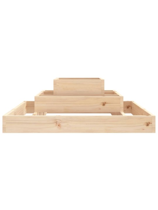 Truhlík 80 x 80 x 27 cm masivní borové dřevo