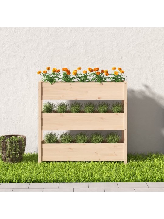 Truhlík 112 x 25 x 104,5 cm masivní borové dřevo