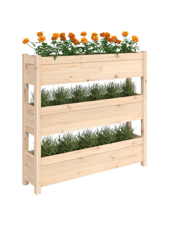 Truhlík 112 x 25 x 104,5 cm masivní borové dřevo