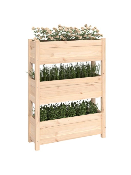 Truhlík 77 x 25 x 104,5 cm masivní borové dřevo