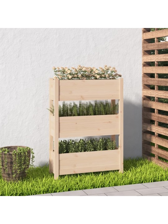 Truhlík 77 x 25 x 104,5 cm masivní borové dřevo