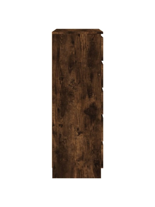 Zásuvková skříňka kouřový dub 60 x 36 x 103 cm kompozitní dřevo