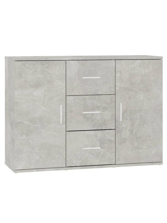 Příborník betonově šedý 91x29,5x65 cm kompozitní dřevo