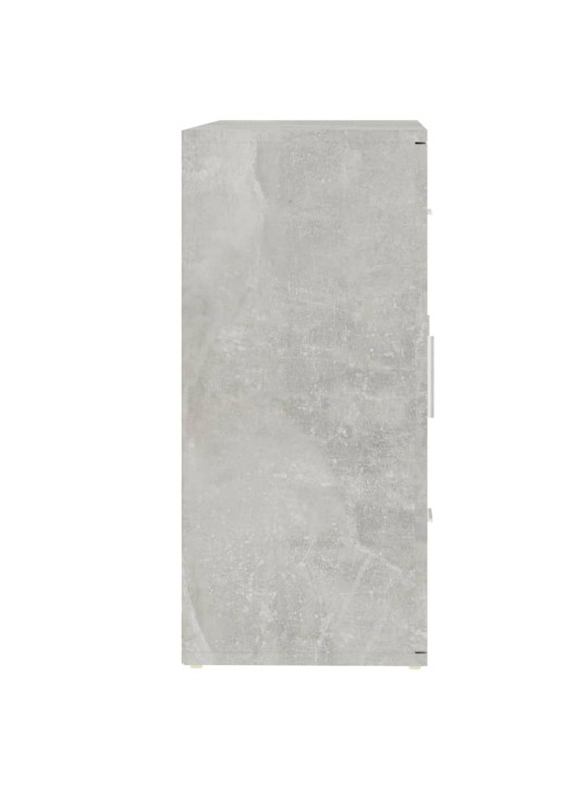 Příborník betonově šedý 91x29,5x65 cm kompozitní dřevo