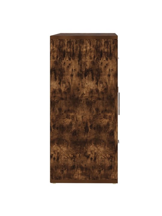 Příborník kouřový dub 91 x 29,5 x 65 cm kompozitní dřevo