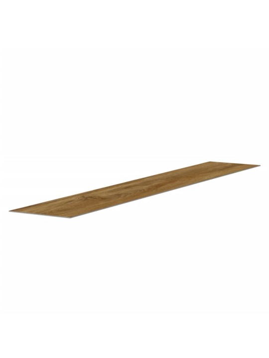 Nástěnné panely vzhled dřeva hnědé PVC 2,06 m²