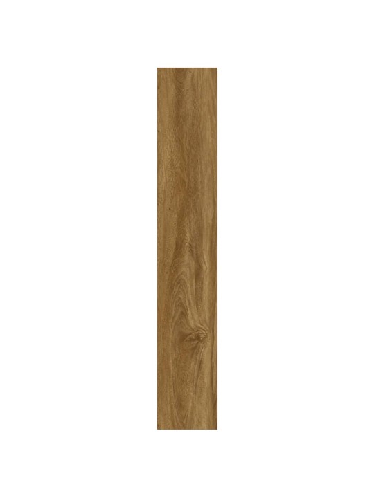 Nástěnné panely vzhled dřeva hnědé PVC 2,06 m²