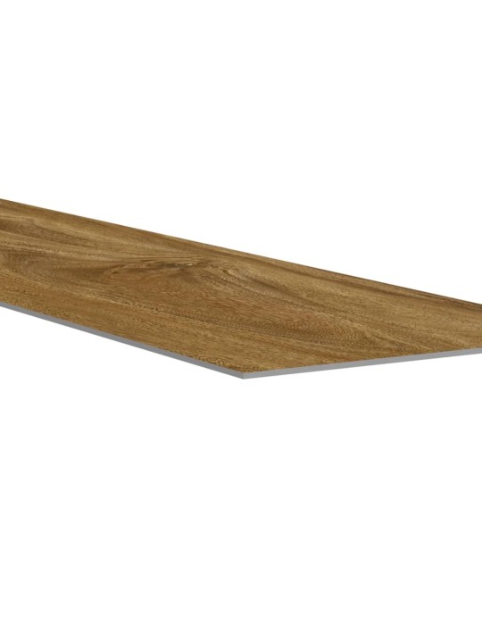 Nástěnné panely vzhled dřeva hnědé PVC 2,06 m²