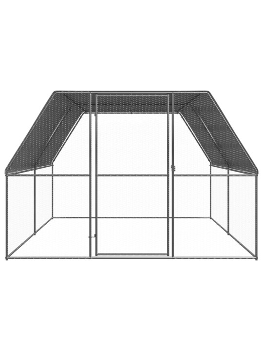 Venkovní klec pro kuřata 3x4x2 m pozinkovaná ocel