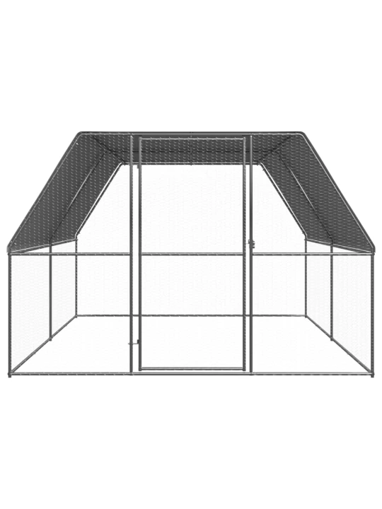Venkovní klec pro kuřata 3x4x2 m pozinkovaná ocel