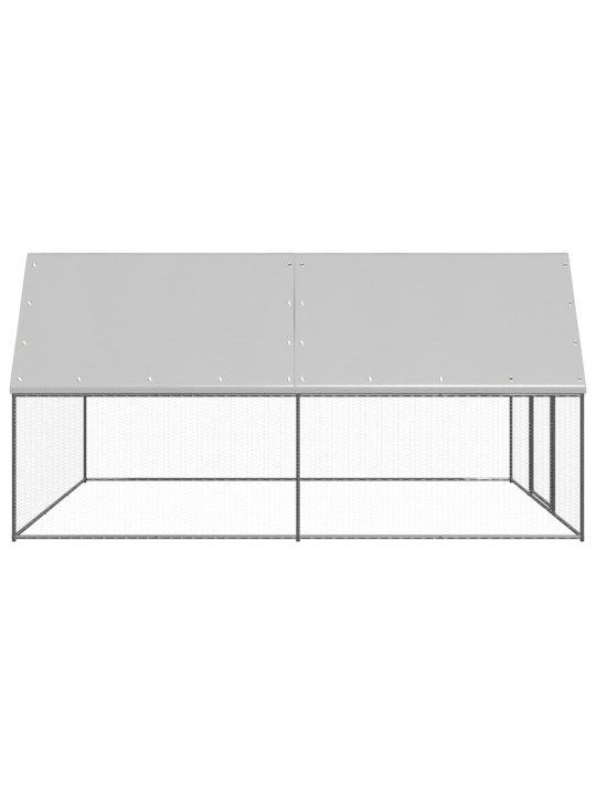 Venkovní klec pro kuřata 3x4x2 m pozinkovaná ocel