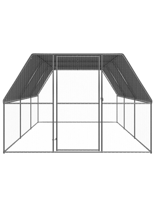 Venkovní klec pro kuřata 3x6x2 m pozinkovaná ocel