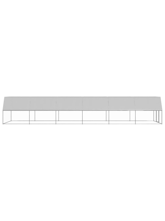 Venkovní klec pro kuřata 3x12x2 m pozinkovaná ocel
