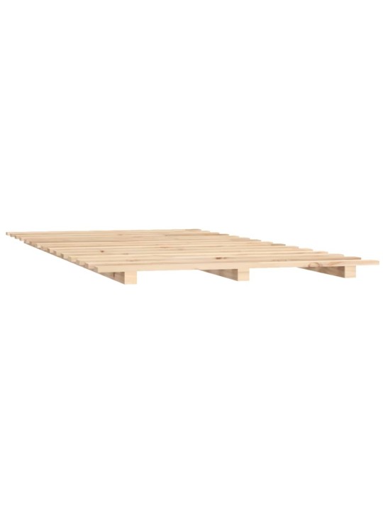 Rám postele 90 x 190 cm masivní borové dřevo