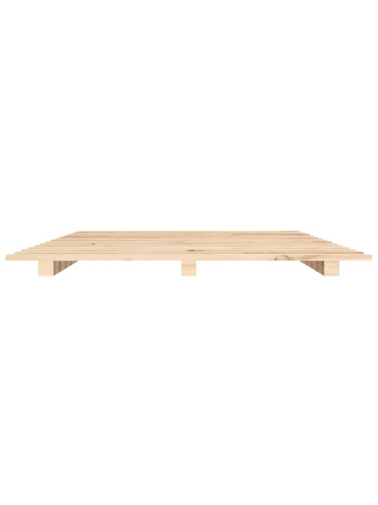 Rám postele 90 x 190 cm masivní borové dřevo