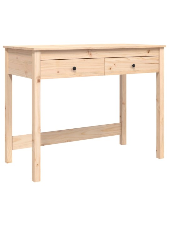 Psací stůl se zásuvkami 100 x 50 x 78 cm masivní borové dřevo