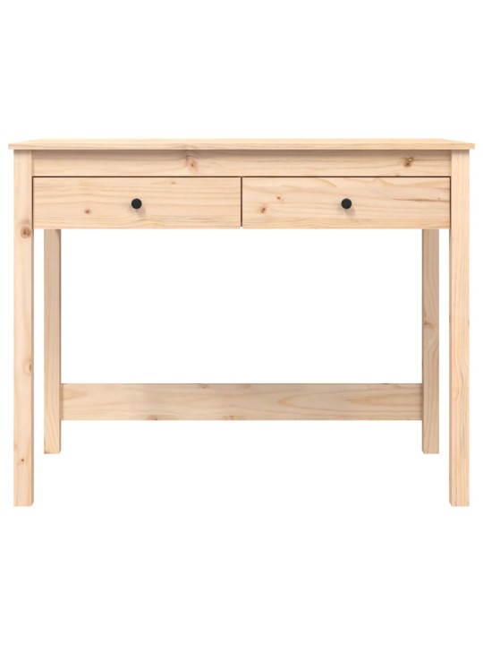 Psací stůl se zásuvkami 100 x 50 x 78 cm masivní borové dřevo
