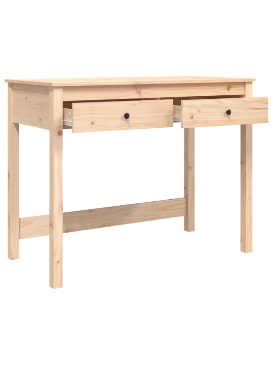 Psací stůl se zásuvkami 100 x 50 x 78 cm masivní borové dřevo