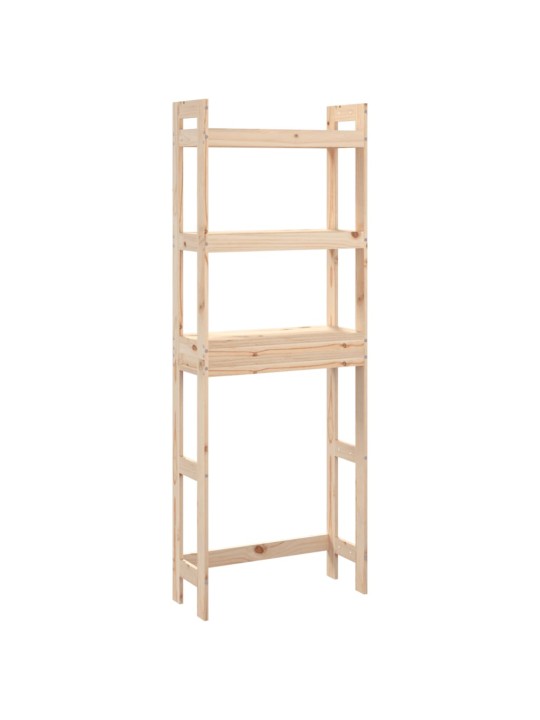 Toaletní regál 63 x 26 x 171 cm masivní borové dřevo