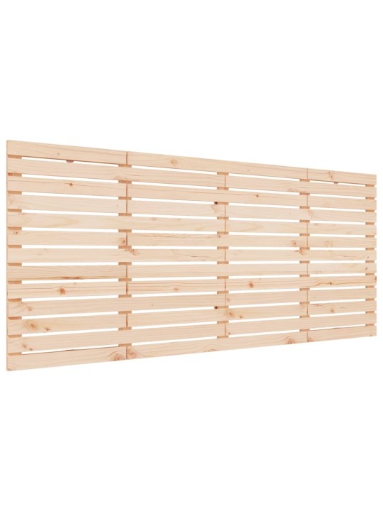 Nástěnné čelo postele 206 x 3 x 91,5 cm masivní borové dřevo