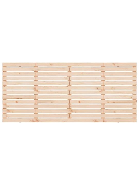 Nástěnné čelo postele 206 x 3 x 91,5 cm masivní borové dřevo