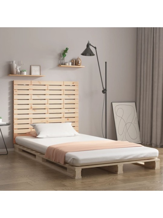 Nástěnné čelo postele 96 x 3 x 91,5 cm masivní borové dřevo