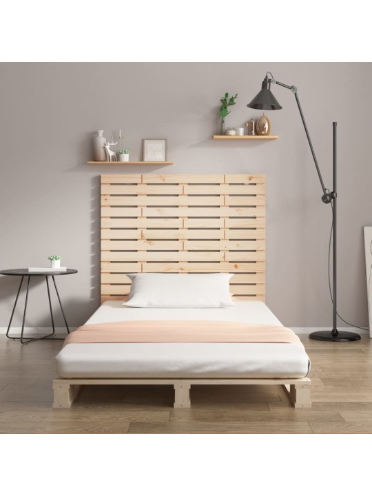 Nástěnné čelo postele 81 x 3 x 91,5 cm masivní borové dřevo
