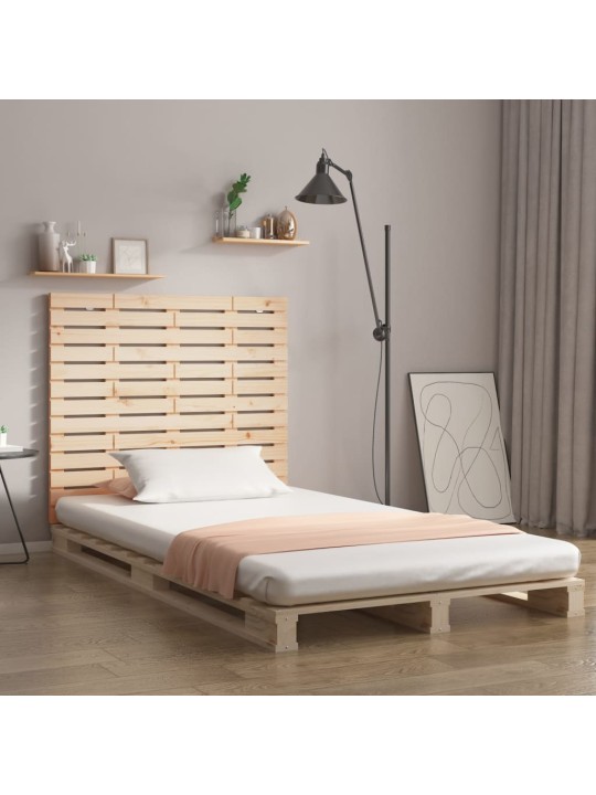 Nástěnné čelo postele 81 x 3 x 91,5 cm masivní borové dřevo