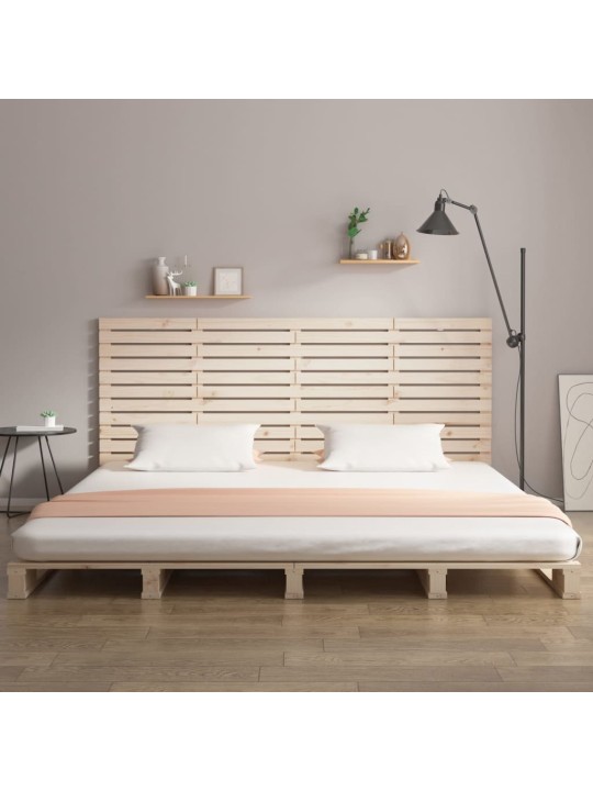 Nástěnné čelo postele 186 x 3 x 91,5 cm masivní borové dřevo