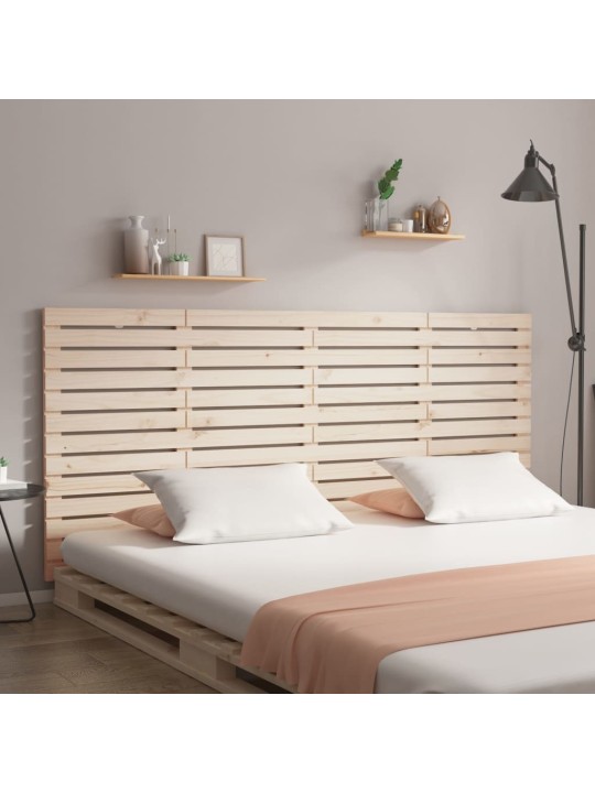 Nástěnné čelo postele 186 x 3 x 91,5 cm masivní borové dřevo