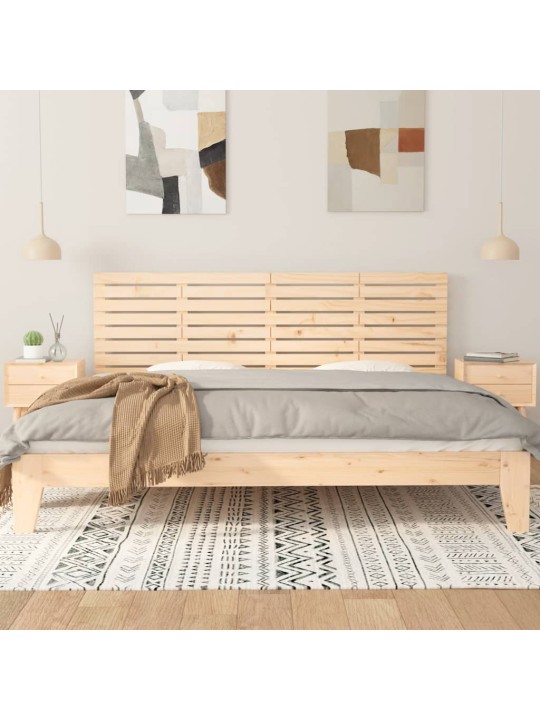 Nástěnné čelo postele 166 x 3 x 63 cm masivní borové dřevo