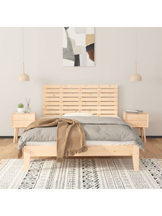 Nástěnné čelo postele 141 x 3 x 63 cm masivní borové dřevo