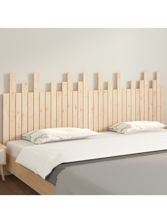 Nástěnné čelo postele 204 x 3 x 80 cm masivní borové dřevo