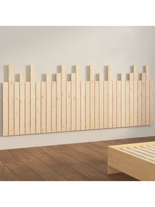 Nástěnné čelo postele 204 x 3 x 80 cm masivní borové dřevo