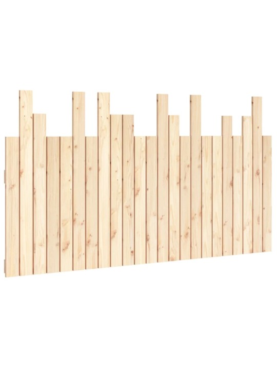 Nástěnné čelo postele 146,5 x 3 x 80 cm masivní borové dřevo