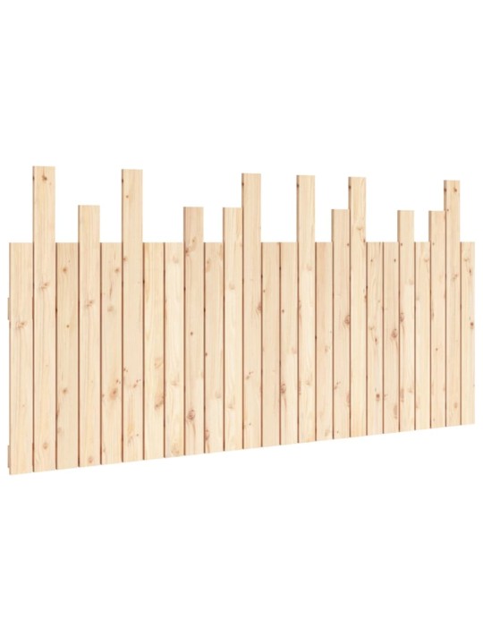 Nástěnné čelo postele 159,5 x 3 x 80 cm masivní borové dřevo