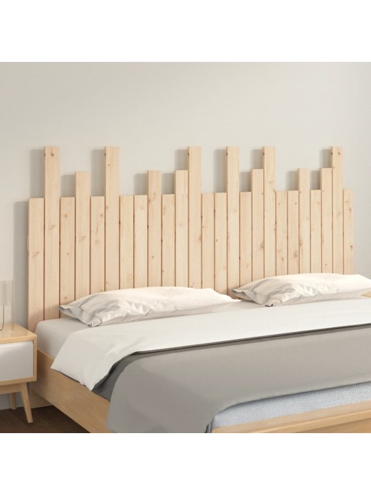 Nástěnné čelo postele 159,5 x 3 x 80 cm masivní borové dřevo