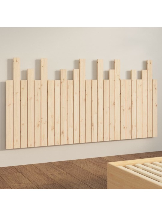 Nástěnné čelo postele 159,5 x 3 x 80 cm masivní borové dřevo