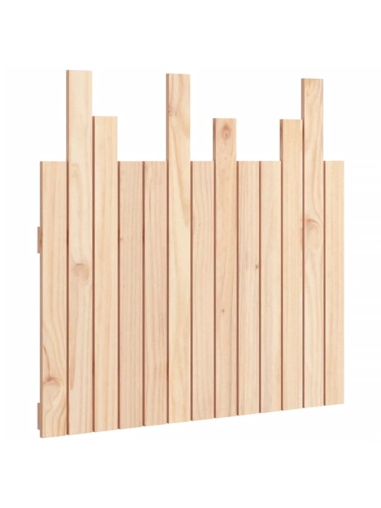 Nástěnné čelo postele 82,5 x 3 x 80 cm masivní borové dřevo