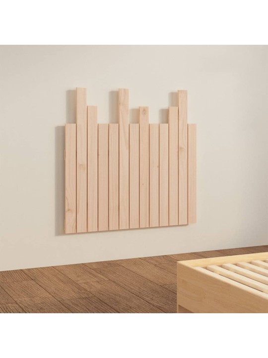 Nástěnné čelo postele 82,5 x 3 x 80 cm masivní borové dřevo