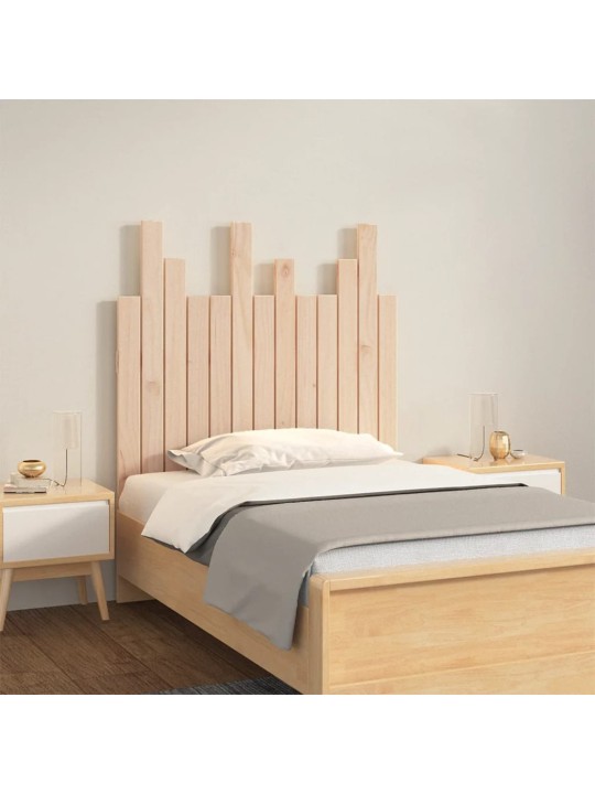 Nástěnné čelo postele 82,5 x 3 x 80 cm masivní borové dřevo