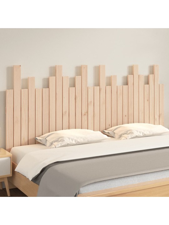 Nástěnné čelo postele 166 x 3 x 80 cm masivní borové dřevo