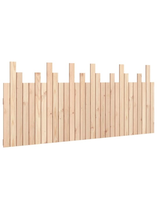 Nástěnné čelo postele 185 x 3 x 80 cm masivní borové dřevo