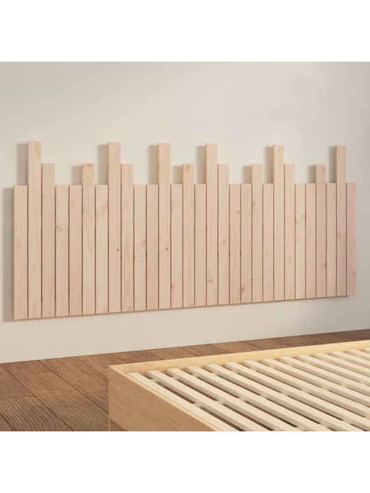 Nástěnné čelo postele 185 x 3 x 80 cm masivní borové dřevo