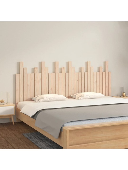 Nástěnné čelo postele 185 x 3 x 80 cm masivní borové dřevo