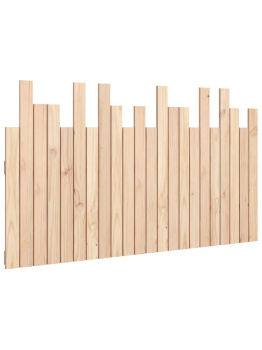 Nástěnné čelo postele 140 x 3 x 80 cm masivní borové dřevo