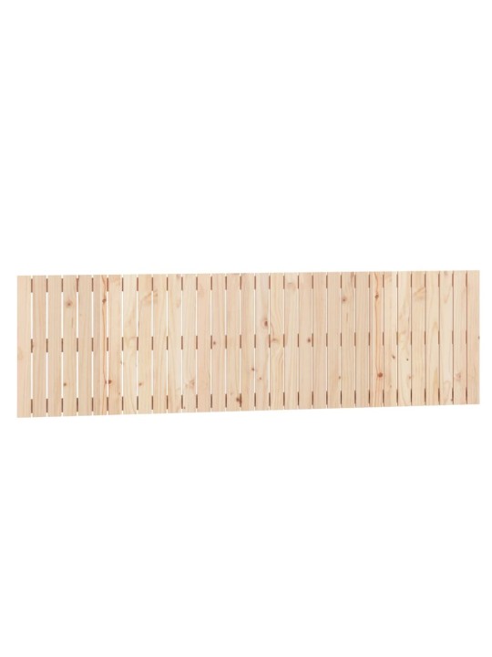 Nástěnné čelo postele 204 x 3 x 60 cm masivní borové dřevo