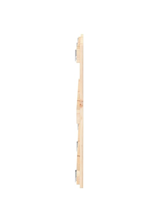 Nástěnné čelo postele 204 x 3 x 60 cm masivní borové dřevo