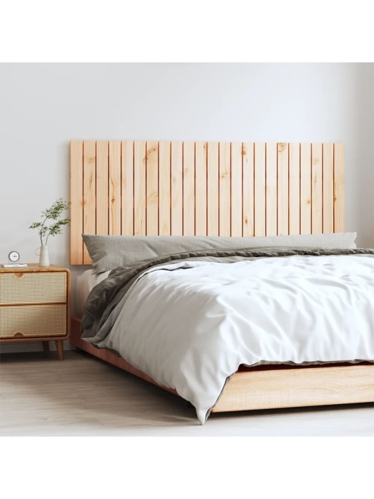 Nástěnné čelo postele 147 x 3 x 60 cm masivní borové dřevo