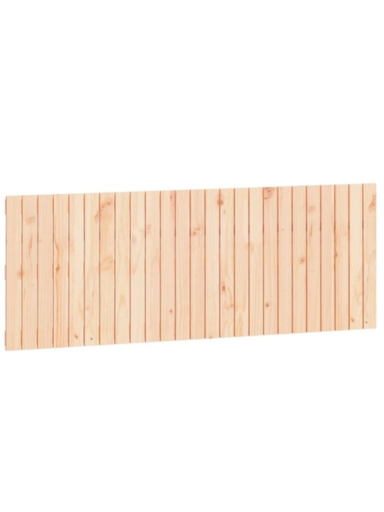 Nástěnné čelo postele 159,5 x 3 x 60 cm masivní borové dřevo